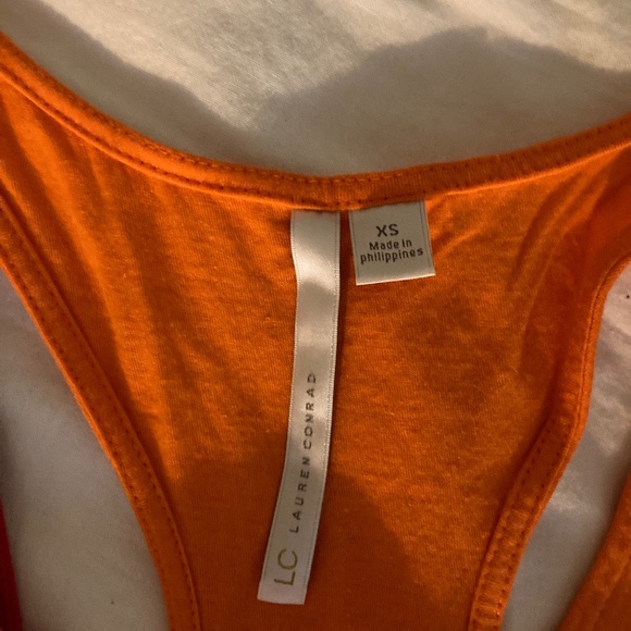 LC Lauren Conrad red cotton dress - Picture 3 of 3